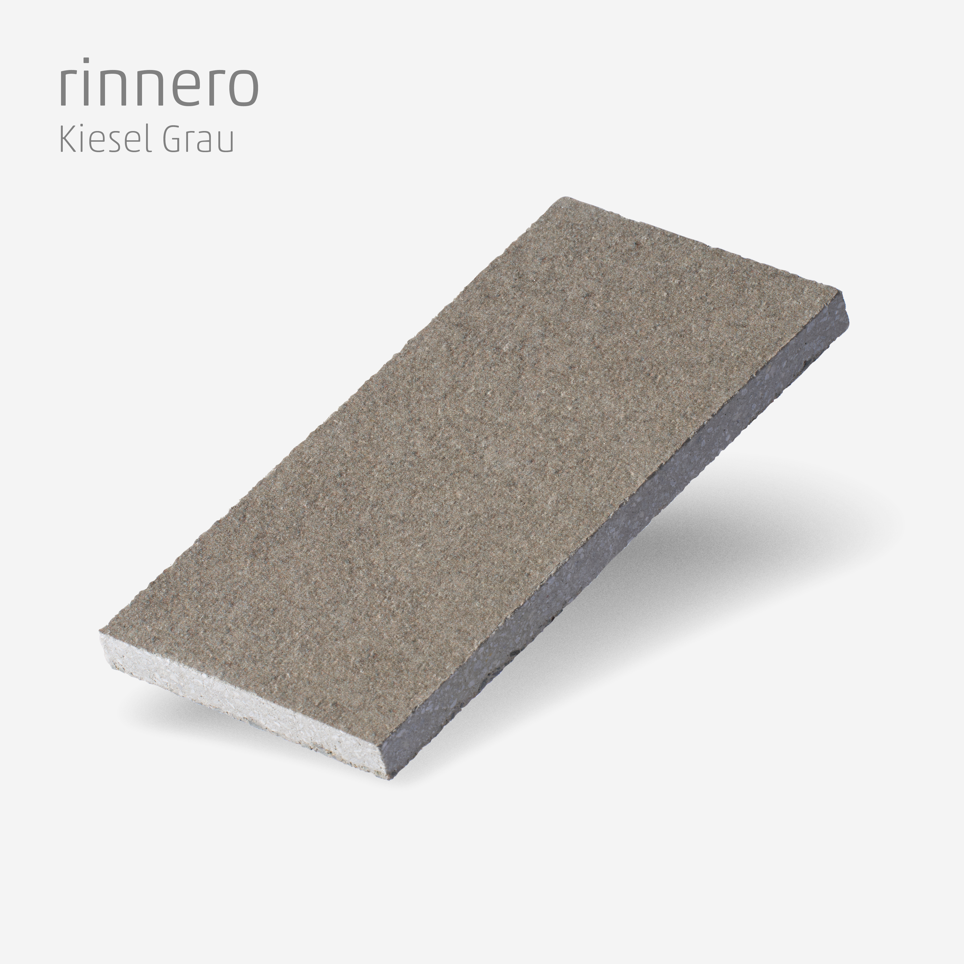 Muster rinnero Kiesel-Grau
