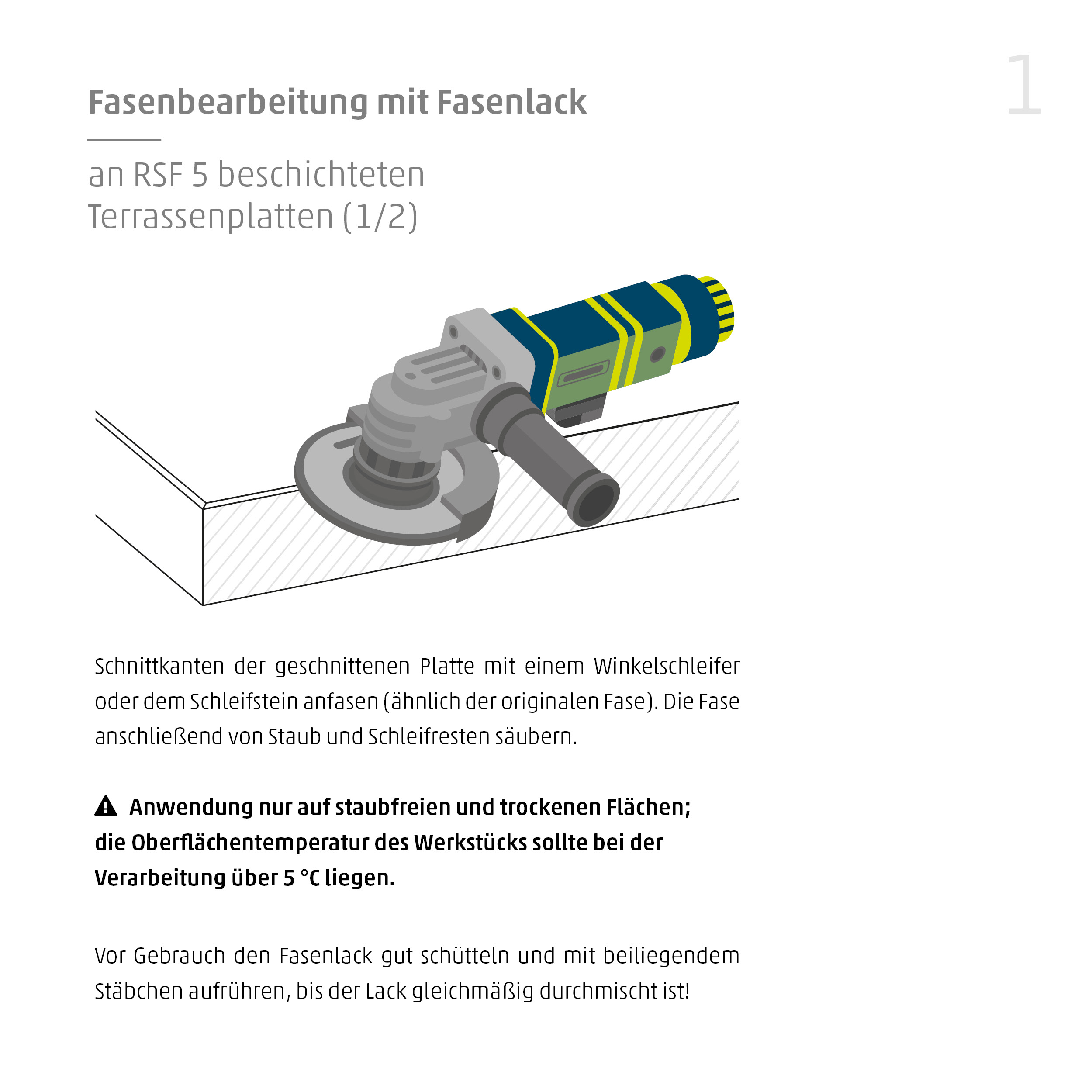 Fasenlack Anthrazit