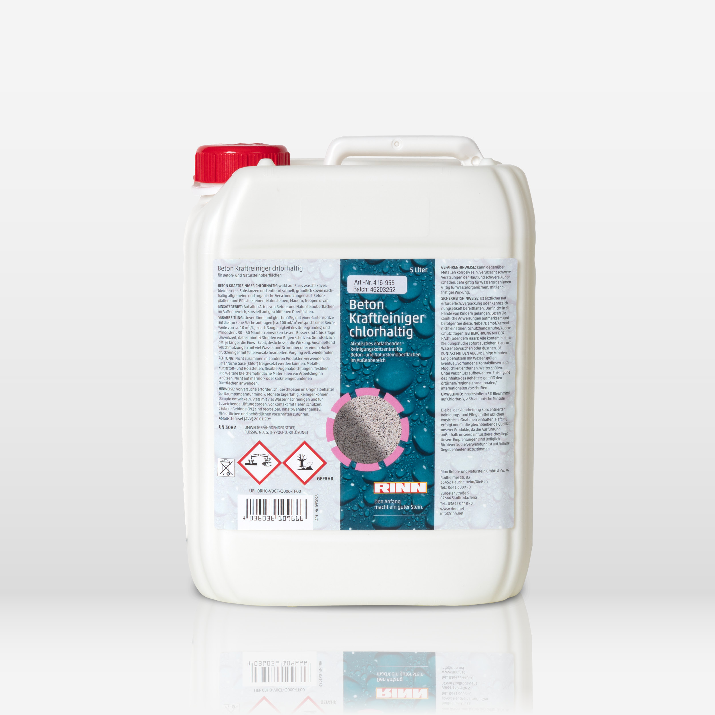 Beton Kraftreiniger chlorhaltig