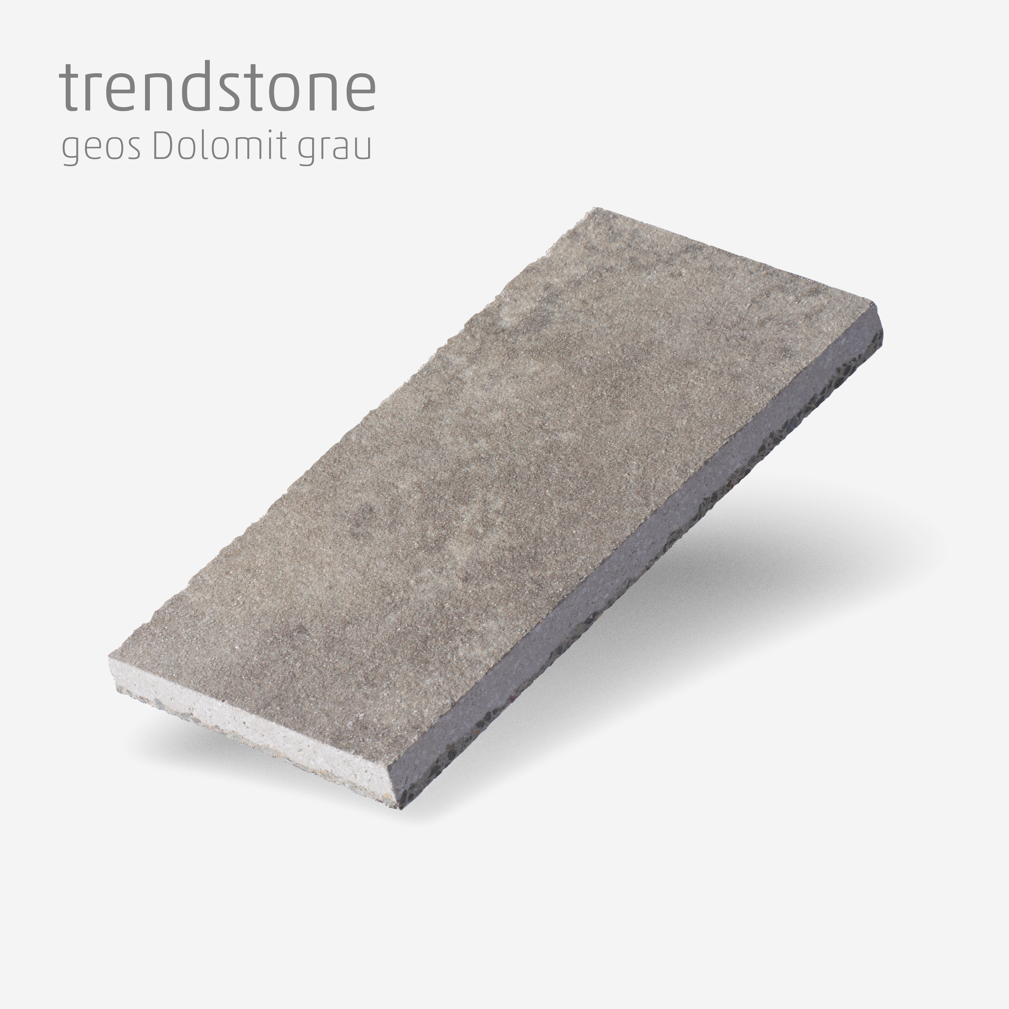 Muster trendstone geos Dolomit grau