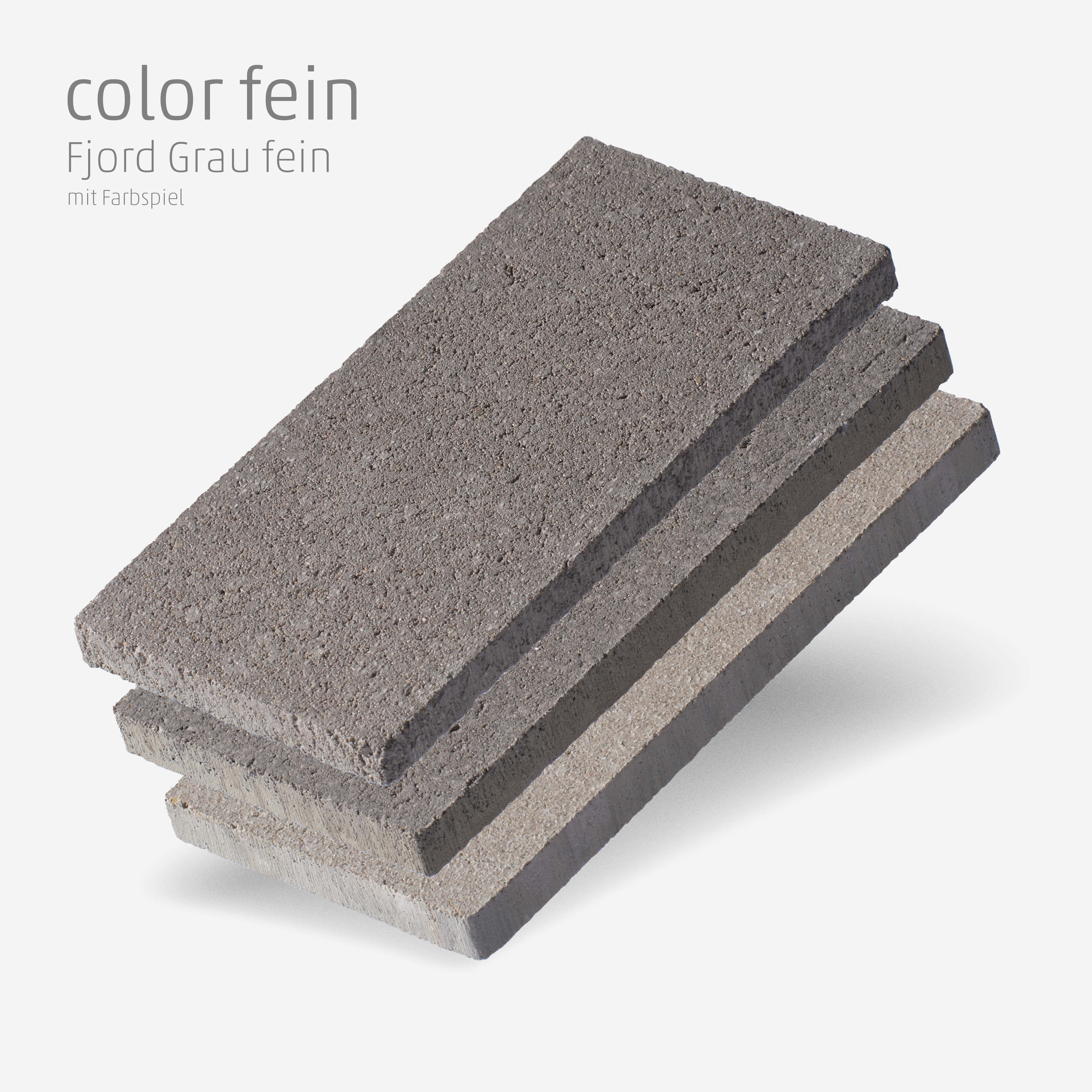 Muster-Set color Fjord-Grau fein