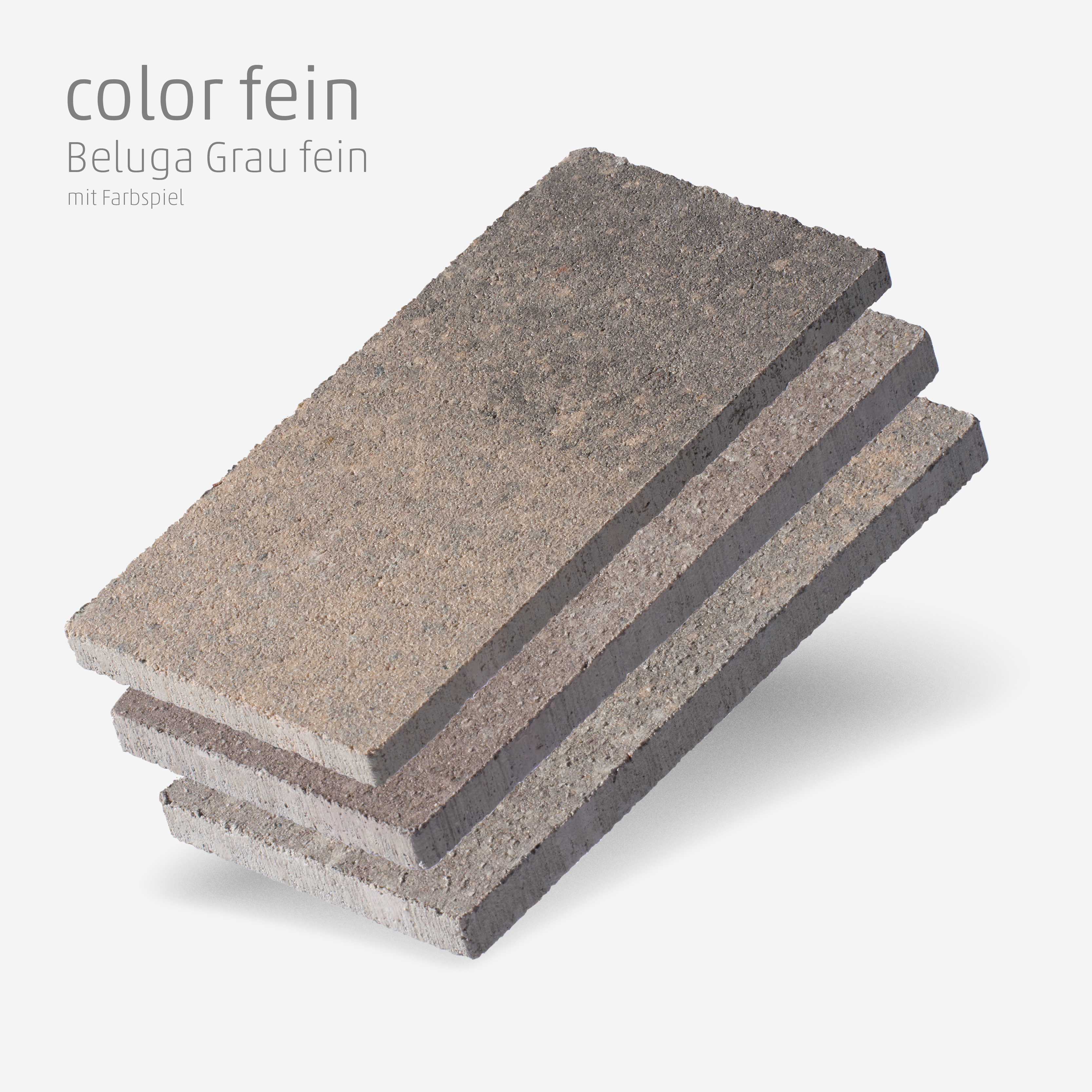Muster-Set color Beluga-Grau fein
