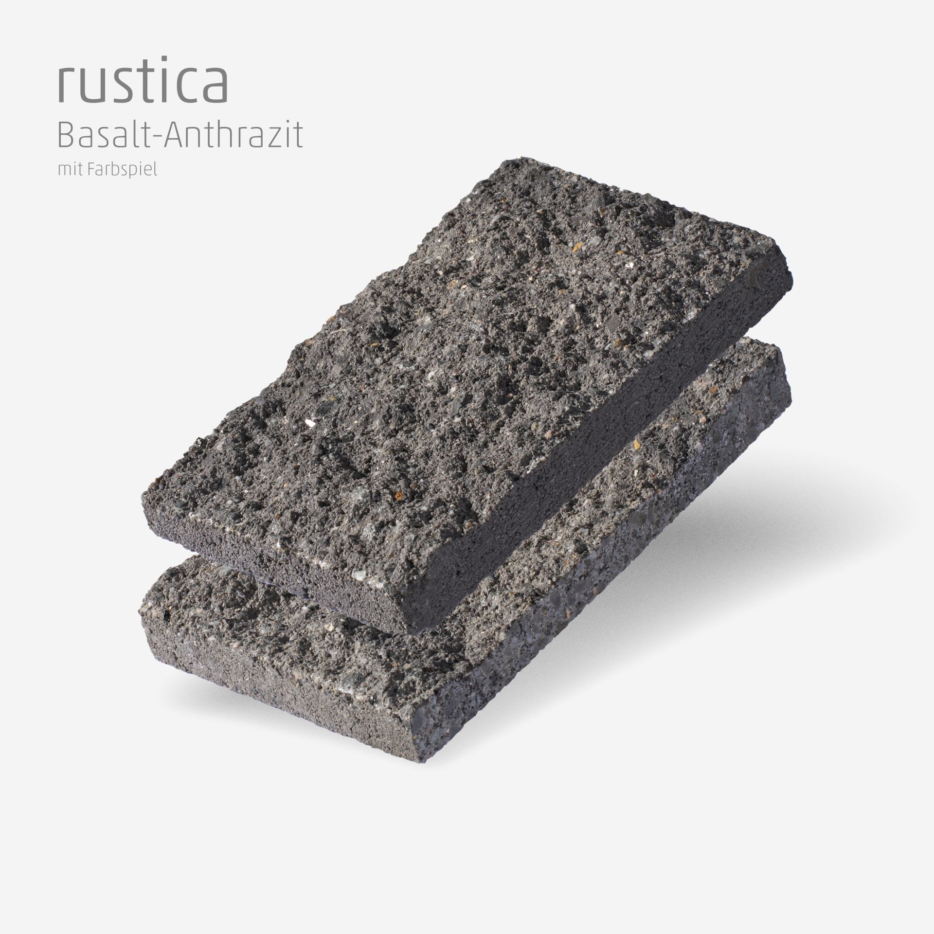 Muster-Set rustica Basalt-Anthrazit | Rinn-Shop